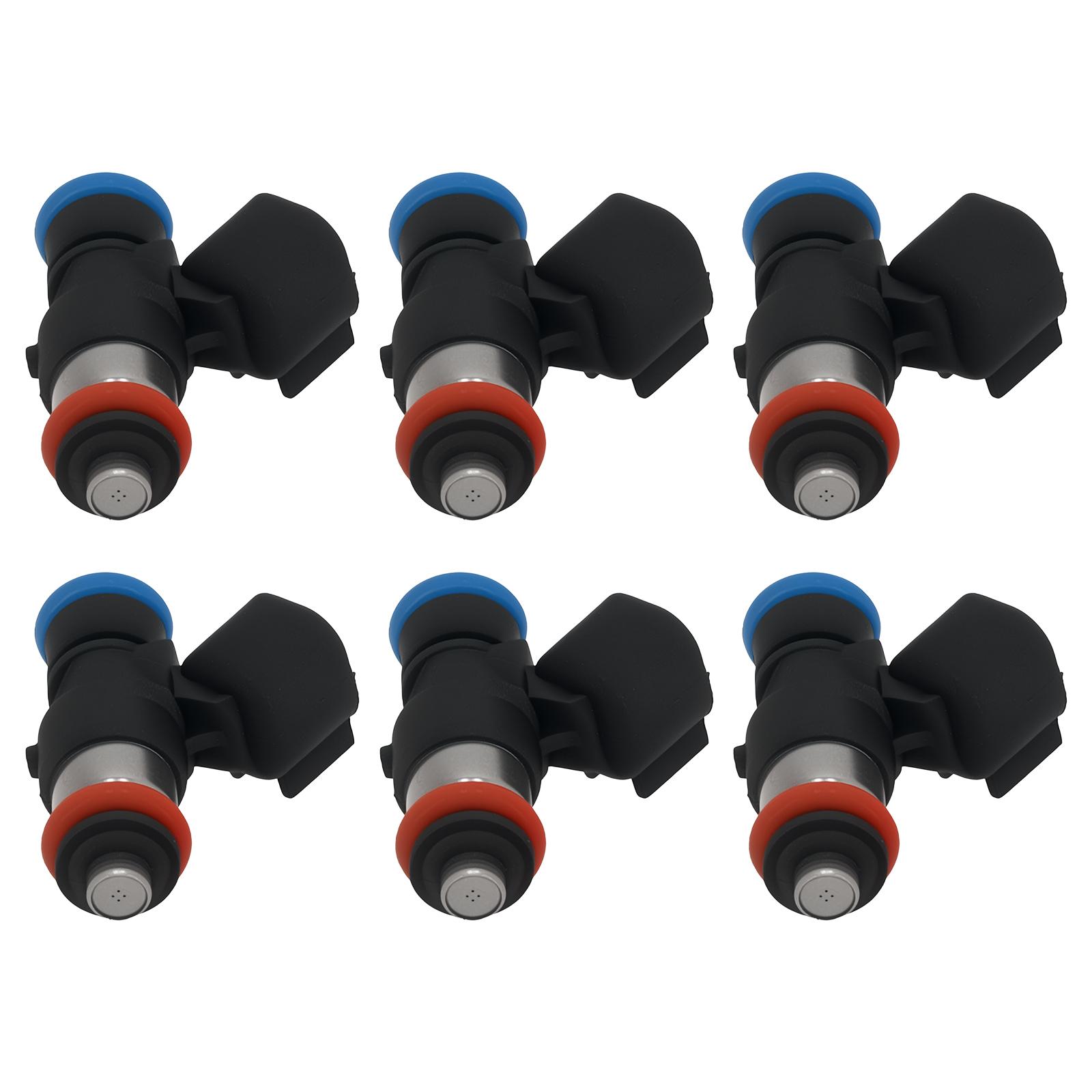 6 Fuel Injector Kit for Ford Flex Titanium 2011 0280150943 Gas 4-Hole Assembly