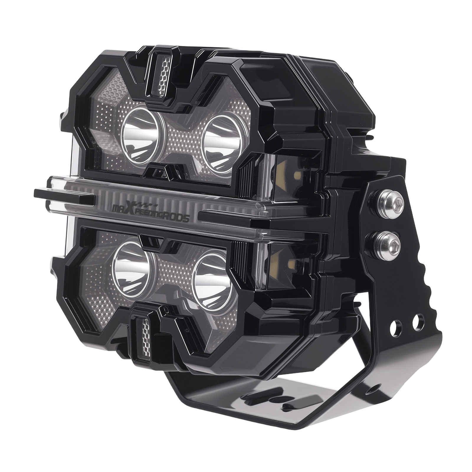 25440LM LED Driving Light Bar Pods RGB DRL For SUV ATV UTV Marine Off Road 12V