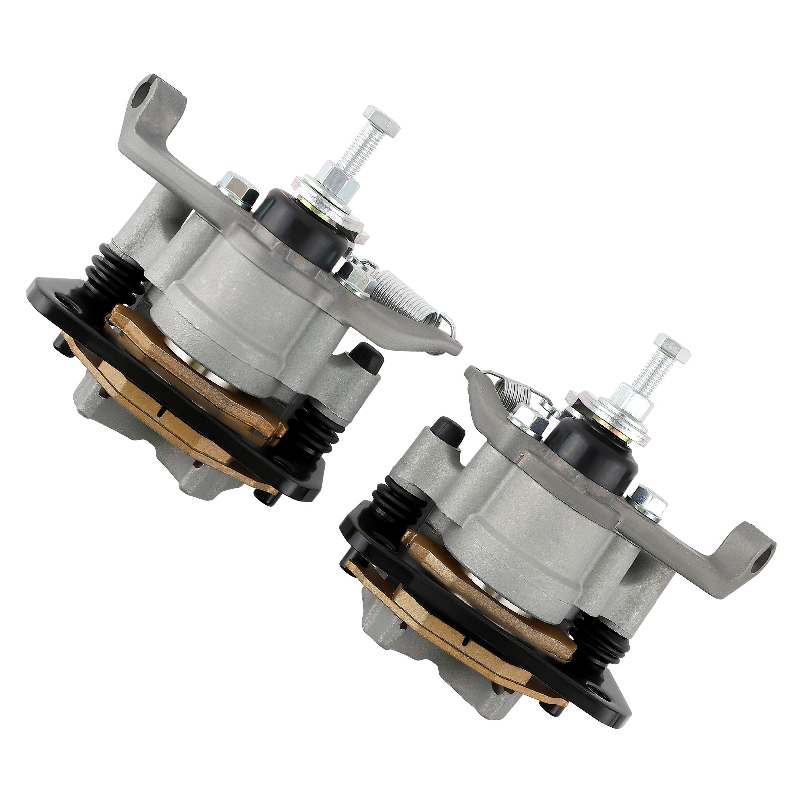 Rear Left Right Brake Calipers w/ Pads For Kawasaki Mule PRO-FX KAF820 2016-2023