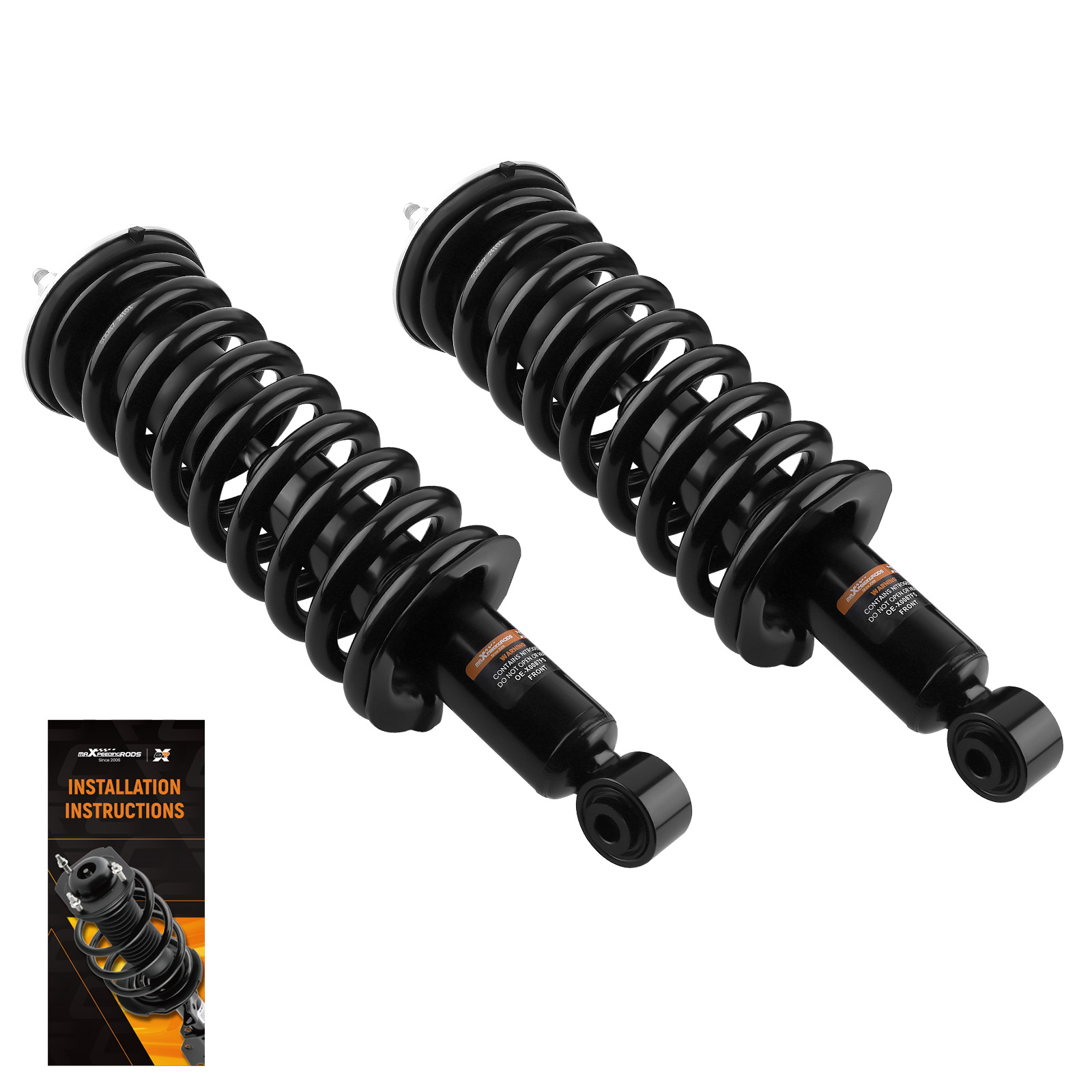 Pair Front Strut Spring For Nissan Pathfinder Nissan Xterra 2005 2006 2007-2012