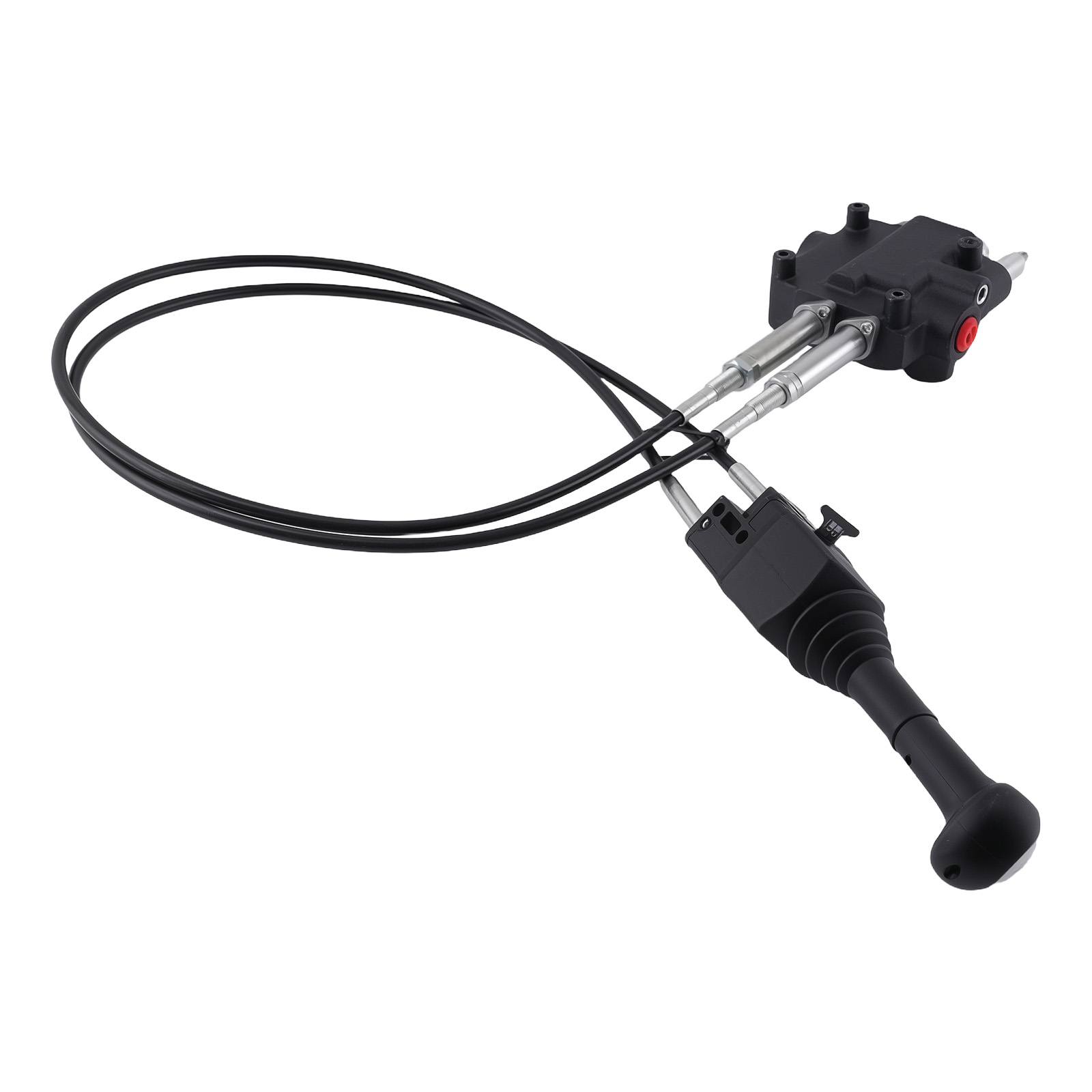 Cable Remote Control Valve Kit, Hydraulic Flow Control Valve with 2 Spool 21GPM