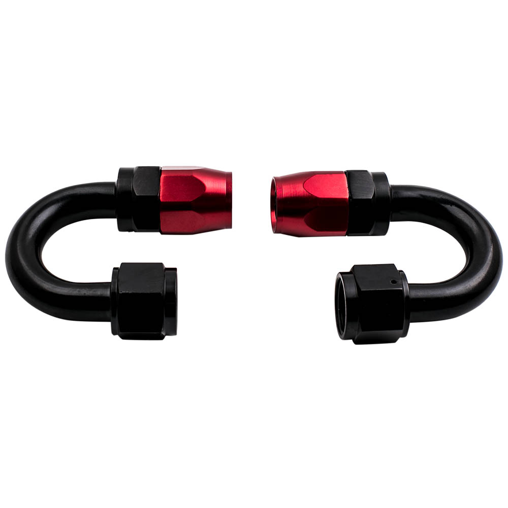 16FT AN10 Carburante Olio Raccordo Tubo Intrecciato Tubo Fine Adattatore Kit