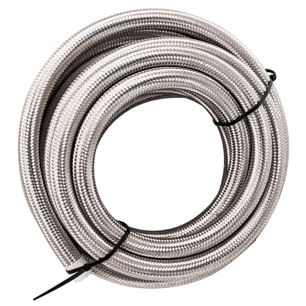 16FT AN10 Carburante Olio Raccordo Tubo Intrecciato Tubo Fine Adattatore Kit