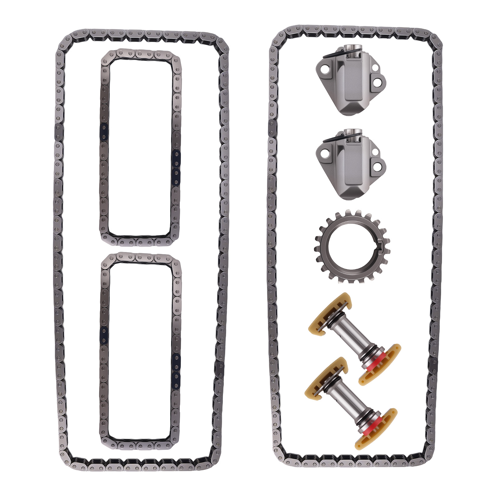 Full Timing Chain Kit w Crank Sprocket for Ford Mustang F-150 5.0L 2011-2015