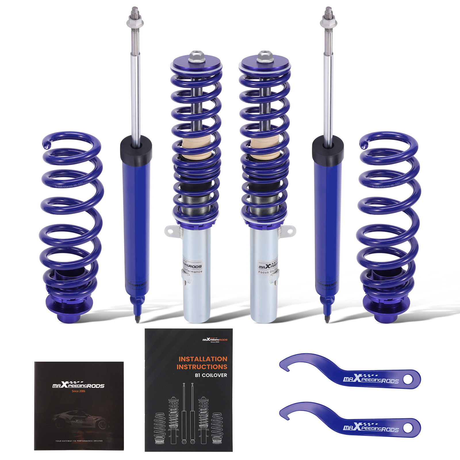 Assetto a Ghiera Regolabile for BMW Serie 1 E81 E87 2004-2011 116i 118 120 130