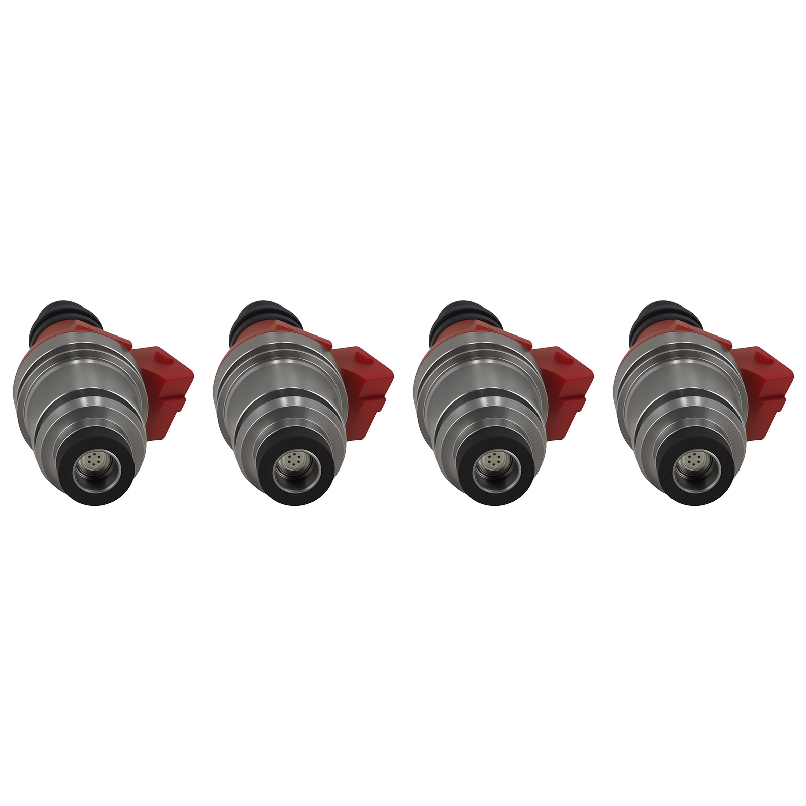 Fuel Injector 4pcs for Nissan Pickup 2.4L 1995 D21 1990-1994 1 Hole