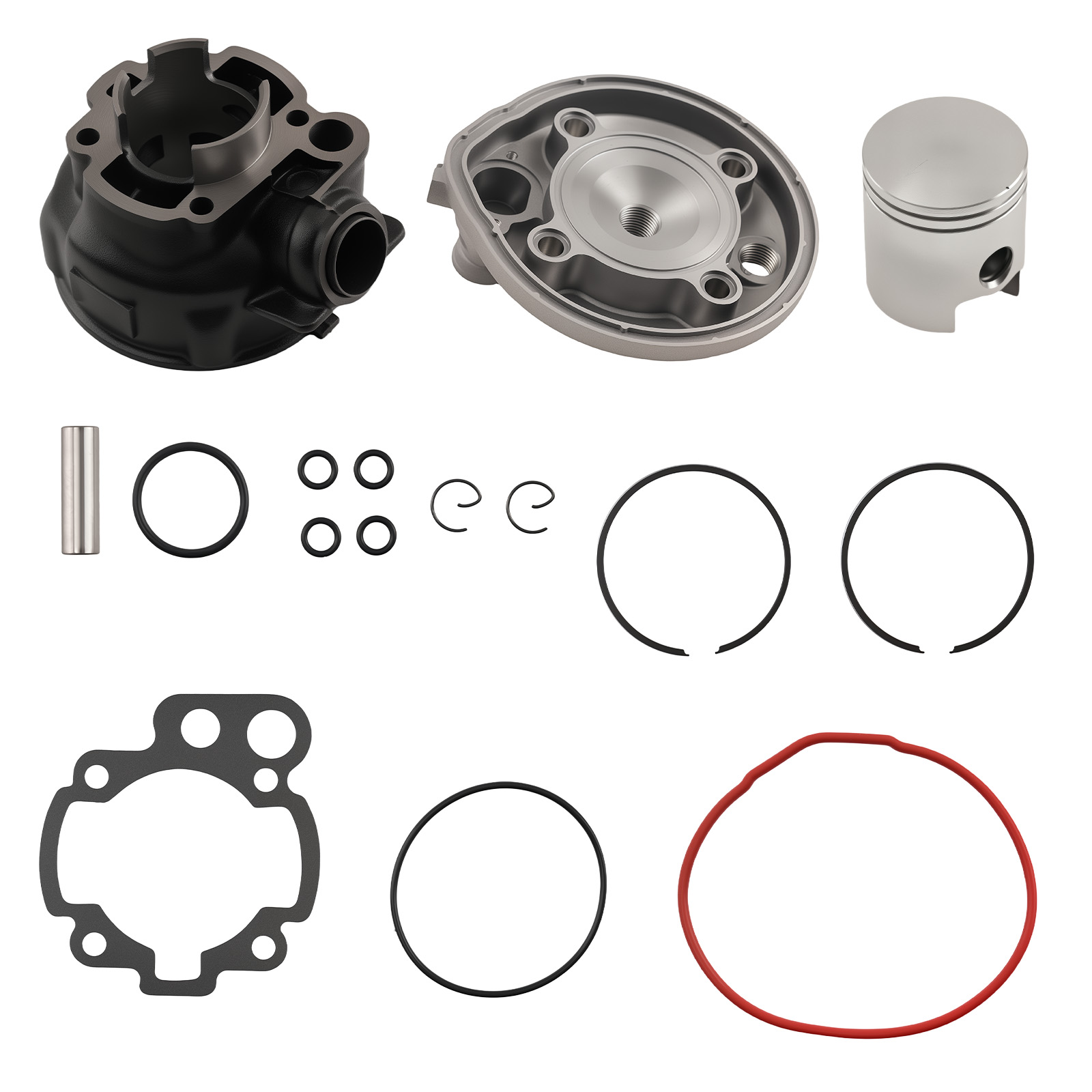Cilindro Pistone D.47mm for Minarelli Aprilia RS50 Yamaha DT50 Motore AM6